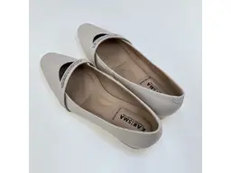 Dámske pohodlné mäkučké béžové  lodičky JYJY80011A-15