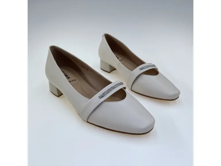 Dámske pohodlné mäkučké béžové  lodičky JYJY80011A-15