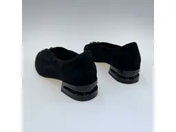 Dámske pohodlné mäkučké čierne  lodičky JYJY60010B-60