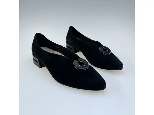 Dámske pohodlné mäkučké čierne  lodičky JYJY60010B-60