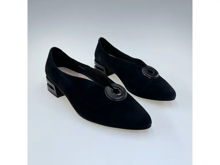 Dámske pohodlné mäkučké čierne  lodičky JYJY60010B-60