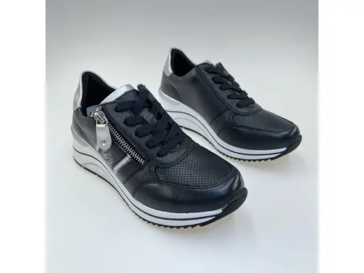 Dámske pohodlné mäkučké modré  poltopánky D0T04-14