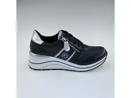 Dámske pohodlné mäkučké modré  poltopánky D0T04-14