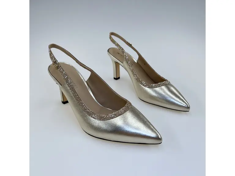 Dámske pohodlné mäkučké zlaté elegantné sandálky 9-79641-44-947