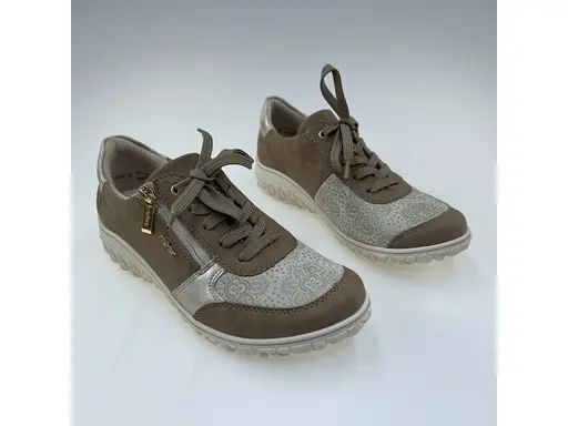 Dámske očarujúce béžové pohodlné poltopánky 59502-62