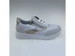 Dámske očarujúce biele pohodlné poltopánky D2V02-80