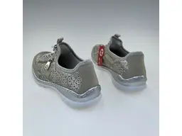 Dámske očarujúce zlaté pohodlné poltopánky L3252-92