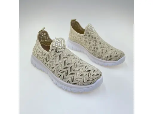 Dámske očarujúce béžové pohodlné plátenky 56C1011-15