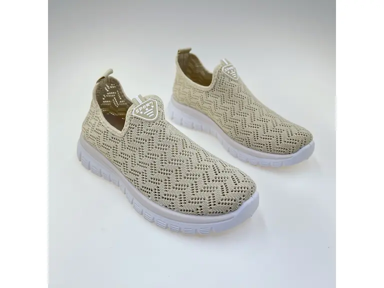 Dámske očarujúce béžové pohodlné plátenky 56C1011-15