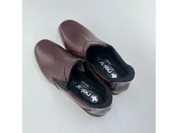 Dámske pohodlné bordové poltopánky 47253-35