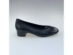 Dámske pohodlné širšie čierne lodičky 43452-00