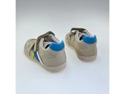 Detské celokožené béžové poltopánky DD Step S040-61252M