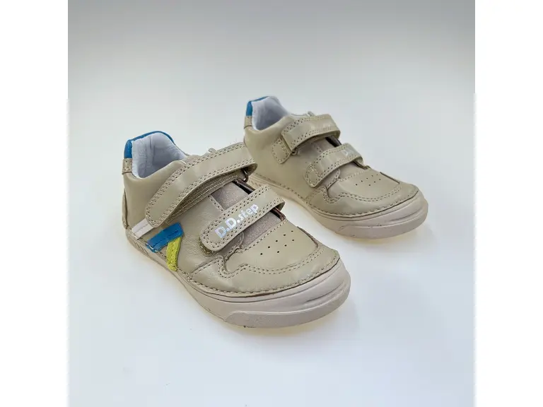 Detské celokožené béžové poltopánky DD Step S040-61252M