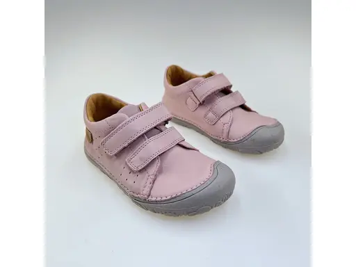 Detské celokožené ružové barefoot poltopánky DD Step S073-61950DM