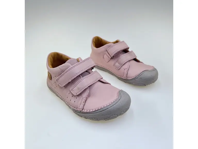 Detské celokožené ružové barefoot poltopánky DD Step S073-61950DM