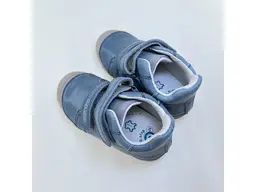 Detské celokožené svetlomodré poltopánky DD Step S082-61125B
