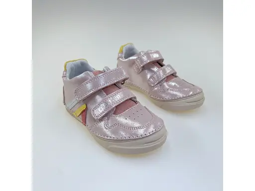 Detské celokožené ružové poltopánky DD Step S040-61252FM