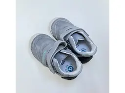 Detské celokožené sivé poltopánky DD Step S038-61324