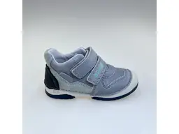 Detské celokožené sivé poltopánky DD Step S038-61324