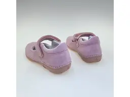 Detské celokožené ružové baleríny DD Step DJG124-H046-41682
