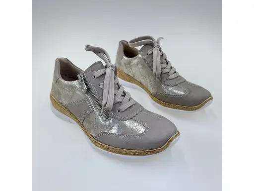 Dámske béžové poltopánky Rieker N4221-90