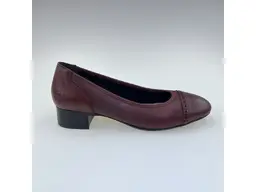 Dámske bordové širšie lodičky Rieker 43450-35