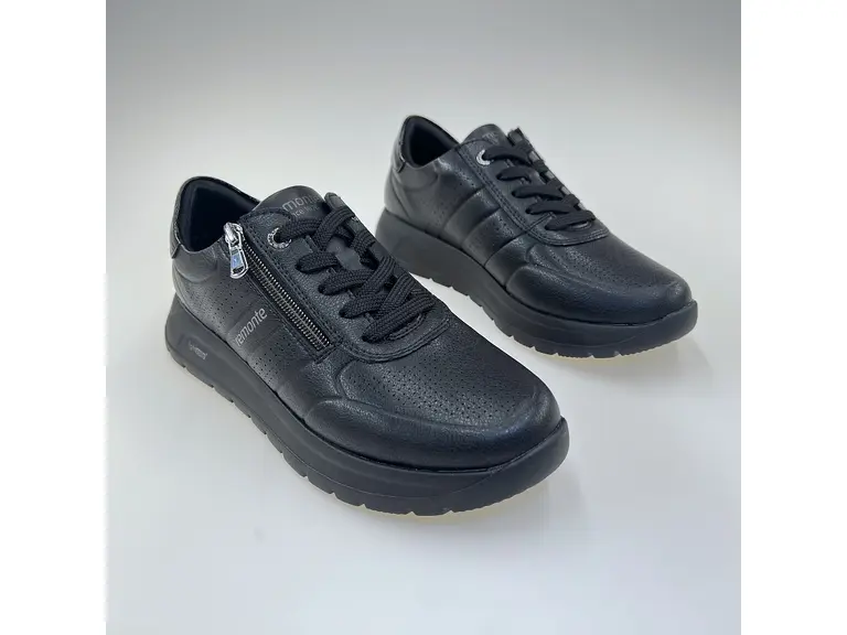 Dámske čierne širšie poltopánky Remonte D2V03-00