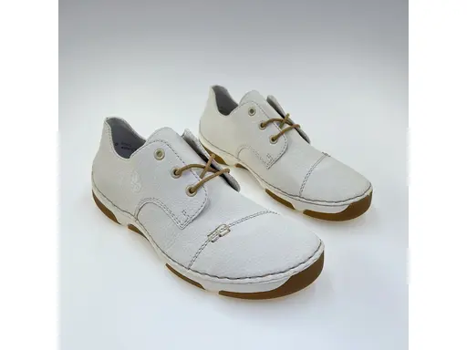 Dámske béžové poltopánky Rieker 55920-80