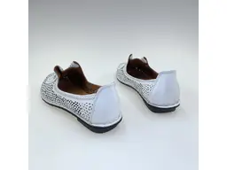 Dámske biele kožené baleríny Artiker 58C3478-10