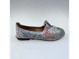 Dámske farebné kožené baleríny Artiker 58C3481-mix