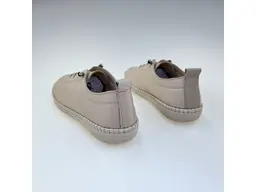 Dámske béžové kožené poltopánky Artiker 58C3070-15