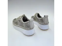 Dámske béžové kožené poltopánky Bombonella ASP729072K-L5-15