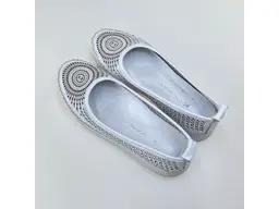 Dámske biele kožené baleríny Bombonella ASP729110-L-10