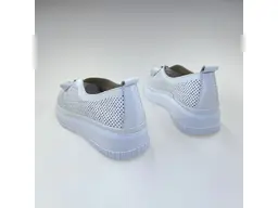 Dámske biele kožené baleríny Bombonella ASPG352618T046-10