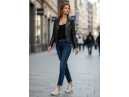 Dámske béžové širšie kožené poltopánky Caprice 9-23723-44-132