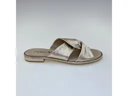 Dámske zlaté kožené sandále Caprice 9-27100-42-959