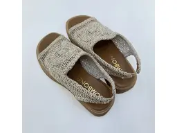 Dámske koženo-textilné sandále Bombonella 755.1420