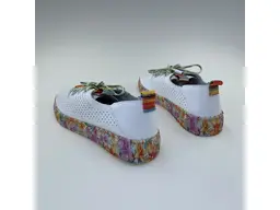 Dámske biele mäkučké kožené poltopánky Artiker 58C0444