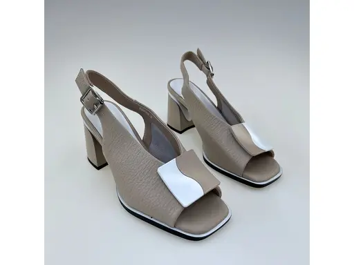 Dámske mäkučké béžové sandále 7QXS60020A-15