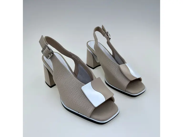 Dámske mäkučké béžové sandále 7QXS60020A-15