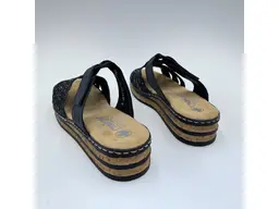 Dámske tmavomodré pohodlné vsuvky 62986-14