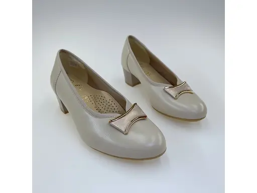 Dámske širšie kožené lodičky ASPKX2913/FLEX4010-15