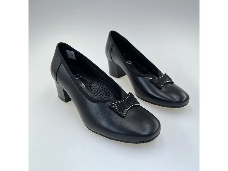 Dámske širšie kožené lodičky ASPKX2913/SZ4533-60