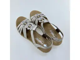 Dámske sandále Rieker 619B2-60 – Béžový komfort s technológiou Antistress