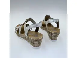 Dámske sandále Rieker 619B2-60 – Béžový komfort s technológiou Antistress