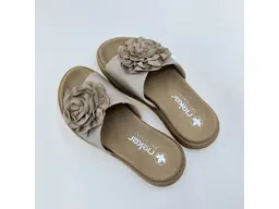 Dámske vsuvky Rieker V1562-62 – Béžový komfort s technológiou Antistress