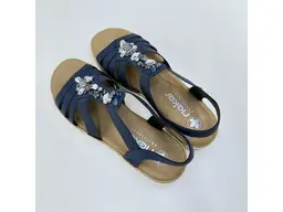 Dámske sandále Rieker V0649-14 – Modrý komfort s technológiou Antistress