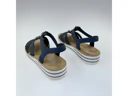 Dámske sandále Rieker V0649-14 – Modrý komfort s technológiou Antistress