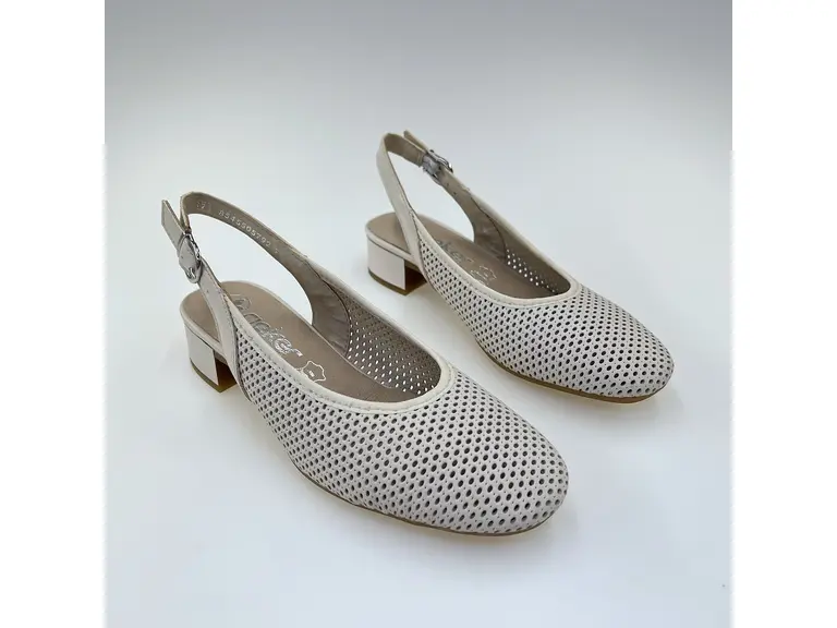 Dámske sandále Rieker 43458-60 – Béžová elegancia s technológiou Antistress