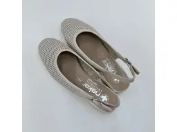 Dámske sandále Rieker 43458-60 – Béžová elegancia s technológiou Antistress